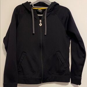 Menswear Black Hoodie Jacket